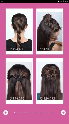 Best Hairstyles step by step android App screenshot 1